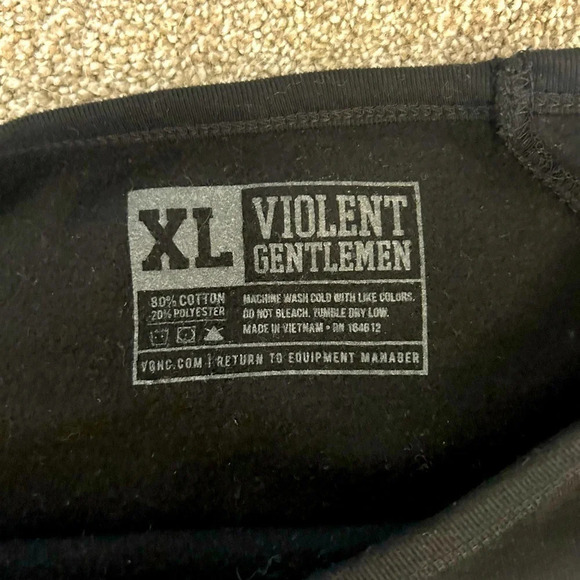 Women’s “Violent Gentlemen” hockey  merch company sweatshirt in XL - Picture 3 of 3